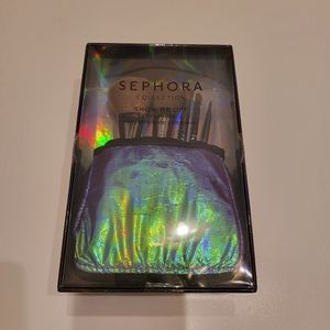 SEPHORA MAKE UP BRUSHES - full size new in gift box All that Sparkle Glitter